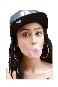 Bubble Gum React Sticker by Global Tara Entertainment