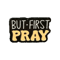 pinnedpins first christian pray pin Sticker