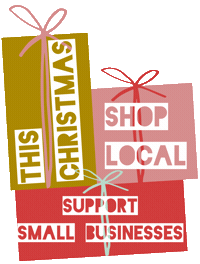 honeybearhandmade christmas xmas business gift Sticker
