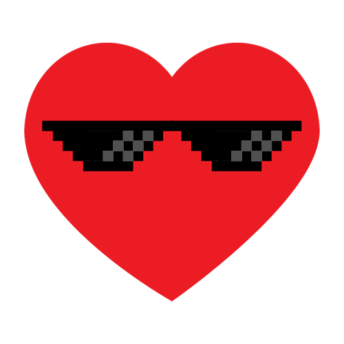 Heart Love Sticker by FuzzYard