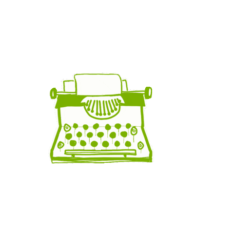 wendisolari green computer type old school Sticker