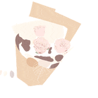 Flower Bouquet Sticker by Tatze_mur