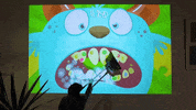 Dental Hygiene Monster GIF by LUMOplay