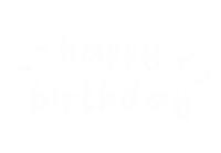 Happy Birthday Party Sticker