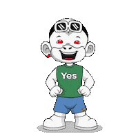 Yep Yes Sticker by Zhot