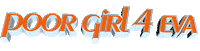 orange poor girl 4 eva Sticker by AnimatedText