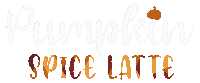 Pumpkin Spice Halloween Sticker