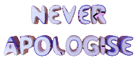 Never Apologise Sticker by Dream Wife