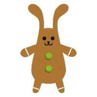 Christmas Bunny Sticker by BOOKR Kids