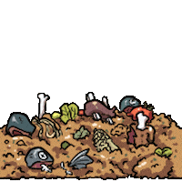 Emoji Trash Sticker by Jin
