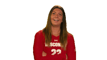 Wisconsin Volleyball No Sticker by Wisconsin Badgers