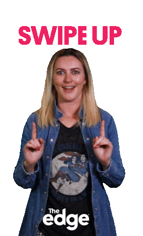 Swipe Up New Zealand Sticker by The Edge NZ