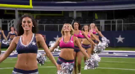 dallas cowboys football GIF by Dallas Cowboys Cheerleaders: Making the Team