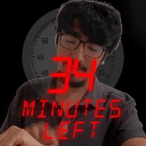 34 minutes left