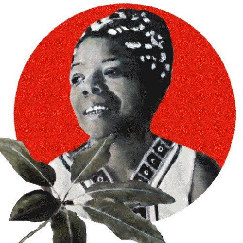 Maya Angelou Sticker by Astral Cultural