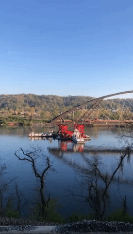 In First for West Virginia, New Bridge Floated Down Ohio River