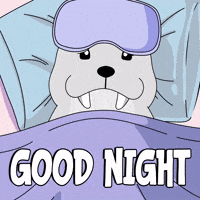 Sleepy Night Time GIF by FROSTYS