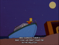bart simpson beach GIF