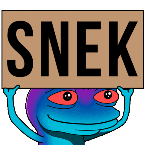 Sign Snake Sticker by Snek