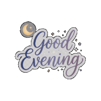 Good Night Hello Sticker