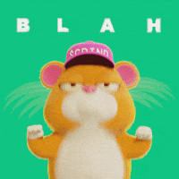 Blah Blah Blah Hamster GIF by Grind