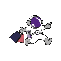 Space Shop Sticker by Bluhaus