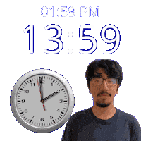 1 Pm Sticker