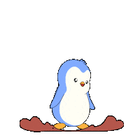 Excited Lets Go Sticker by Pudgy Penguins