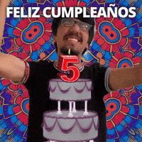 ¡Feliz 5.º cumpleaños!
