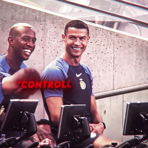 Cristiano Ronaldo Laughing GIF