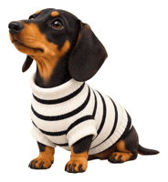 Sausage Dog Sticker by MISTER WOOF