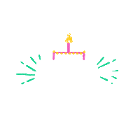 luzaalvarengaart feliz lettering festa te amo Sticker