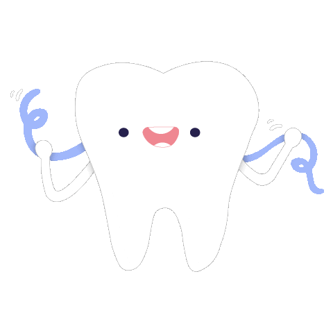 Happy Teeth Sticker by ImpactoDental