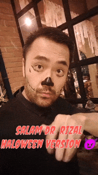 Salam Dr Rizal Haloween Version GIF