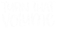 Listen Turn Up Sticker