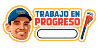 miplomeroenphoenix work in progress plumber plomero fontanero Sticker