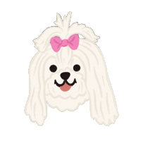 Happy Dog Sticker by Ann of Facedit