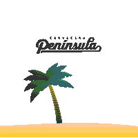 Tropical Sticker by Cervecera Peninsula
