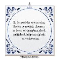 Respect Spreuk Sticker by Tegelspreuken.nl