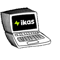 ikascommerce shopping tech technology laptop Sticker