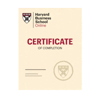Hbs Online Certificate Sticker by Harvard Business School