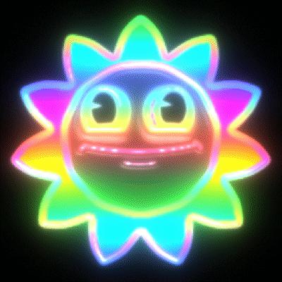 Rainbow Glow GIF by SuperTrip64