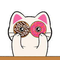 Hungry Dessert Sticker by Silly Kitties