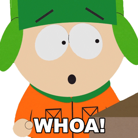 Kyle Broflovski Wow GIF by South Park