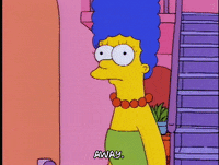 marge simpson stare GIF
