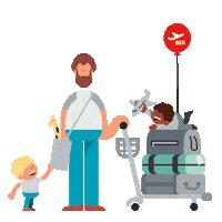 Travel Holiday Sticker by berlinairport