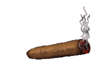 Cigar Smoking Sticker