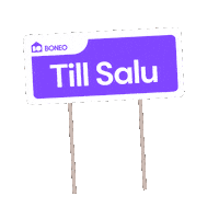 Villa Skylt Sticker by Boneo