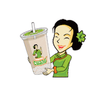 Healty Food Sticker by Madame Chang