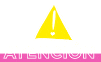 Attention Sticker